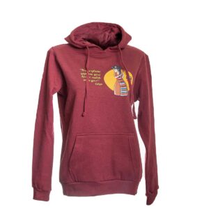 Дамски суичер "Севда" - Вишня